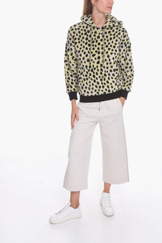 Animal Motif Sherpa LOYRA Hoodie