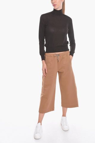 Turtleneck Wool Seamless Sweater