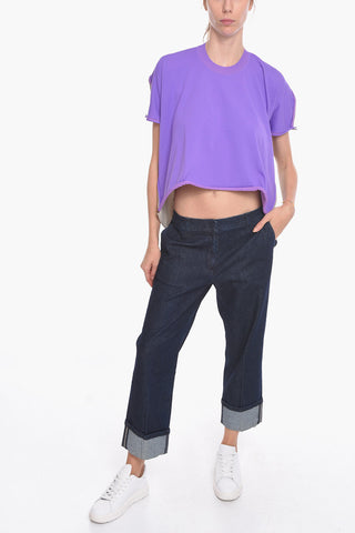 Two-Tone DRAPE Viscose Top