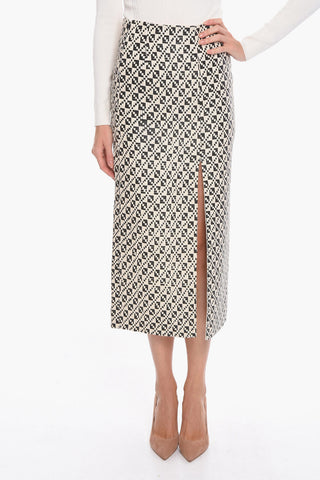 Woven Leather POLY Skirt