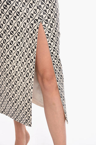 Woven Leather POLY Skirt