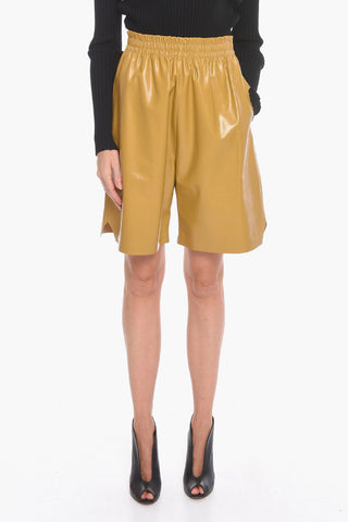 Gaucho Leather Shorts SHINY