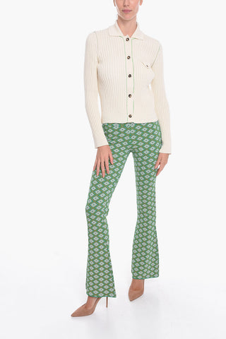 Ribbed MILITARY Cardigan with Breast-pocket