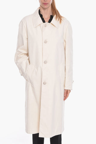MM1 Trench Oversized con Pieghe sul Retro