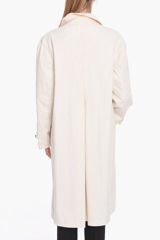 MM1 Trench Oversized con Pieghe sul Retro