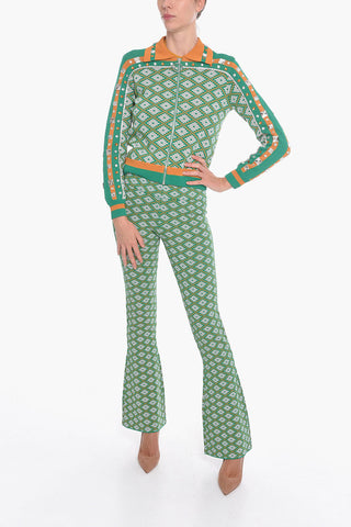 Jacquard BENO Sweatshirt with Crystal Application