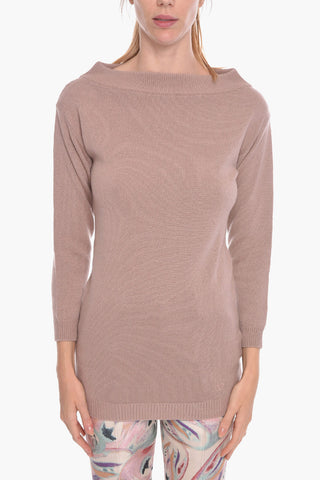 Off-Shoulder Cashmere Sweater