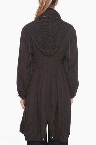 SALON 01 Corset Detail WASHED FLUID Parka