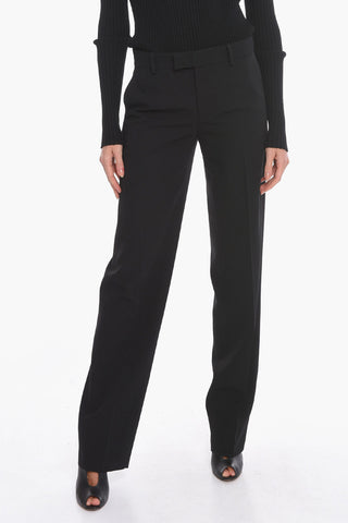 4 Pocket Wool Pants with Belt Loops