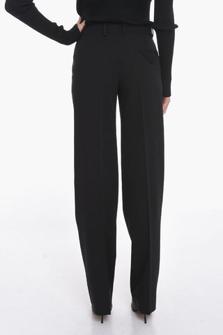 4 Pocket Wool Pants with Belt Loops