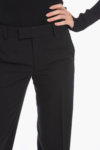 4 Pocket Wool Pants with Belt Loops