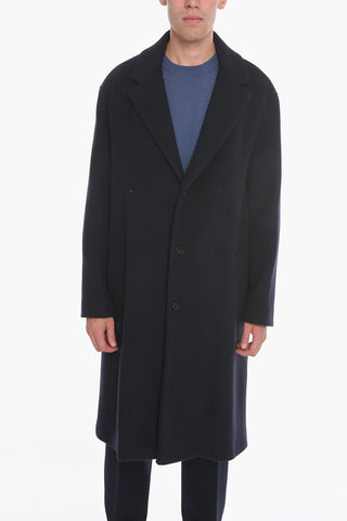 Cappotto Monopetto in Lana e Cashmere