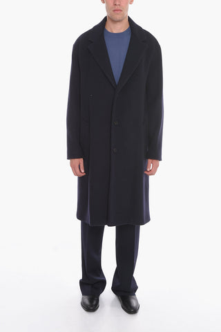 Cappotto Monopetto in Lana e Cashmere