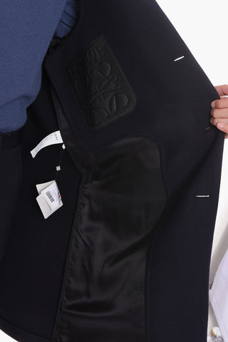 Cappotto Monopetto in Lana e Cashmere