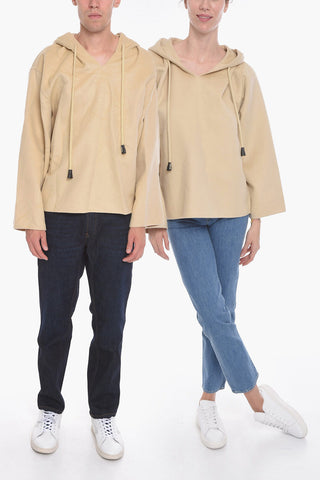 Felpa Hoodie UNISEX MOSHE in Misto Lana