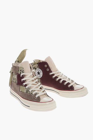 ALL STAR CHUCK TAYLOR Patchwork 70' High-Top Sneakers with Suede Details