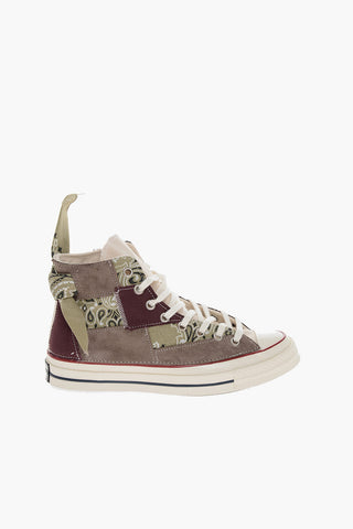 ALL STAR CHUCK TAYLOR Patchwork 70' High-Top Sneakers with Suede Details