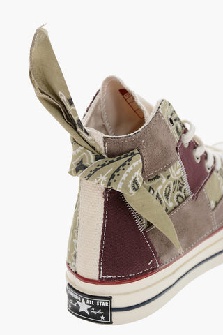 ALL STAR CHUCK TAYLOR Patchwork 70' High-Top Sneakers with Suede Details
