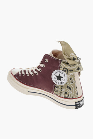 ALL STAR CHUCK TAYLOR Patchwork 70' High-Top Sneakers with Suede Details