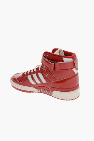Patent Leather Two-Tone FORUM 84 HI High-Top Sneakers