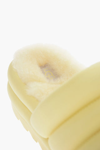 Maxi Slider Imbottita con Interno in Pelliccia 6,5cm
