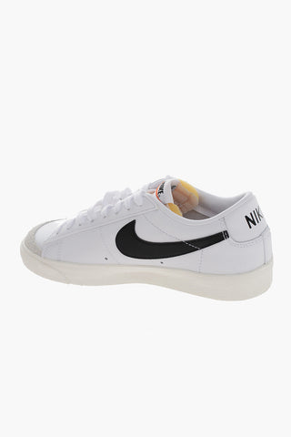 Leather  BLAZER MID 77 Low-Top Sneakers with Suede Details