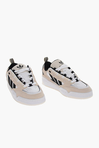 Leather and Fabric ADI2000 Low Top Sneakers with Contrasting Details