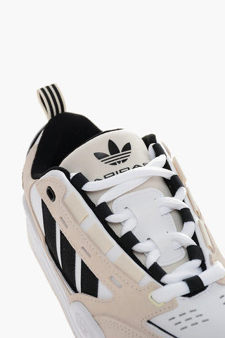 Leather and Fabric ADI2000 Low Top Sneakers with Contrasting Details