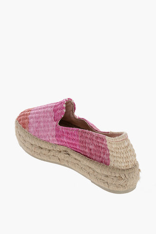 Color Block Rafia Espadrillas 4cm
