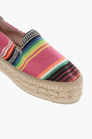 Multicolor Juta Espadrillas