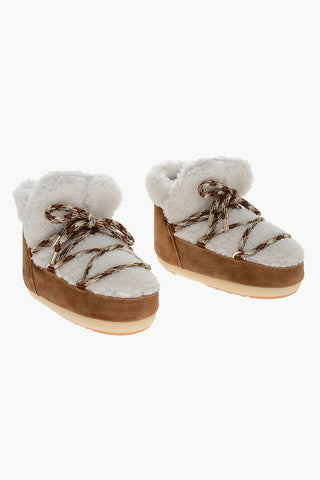 Lace-up PUMPS SHEARLING Snow Booties