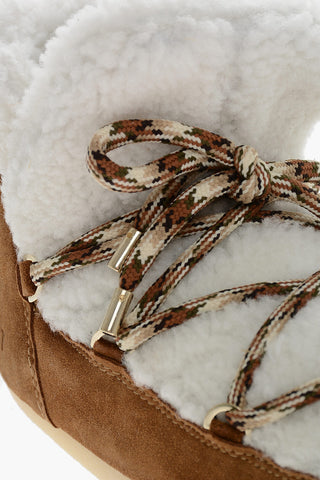 Lace-up PUMPS SHEARLING Snow Booties