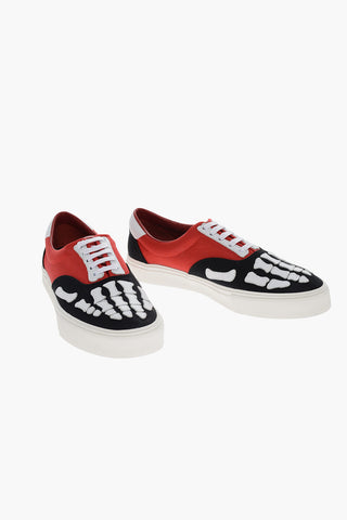 Sneakers Allacciate SKEL TOE in Canvas