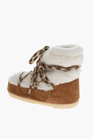 Lace-up LOW SHEARLING Snow Booties