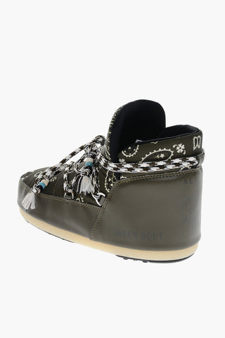 ALANUI Bandana-printed Snow Boots with Beads Application