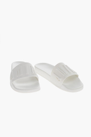 Embossed Logo POOL Rubber Sliders