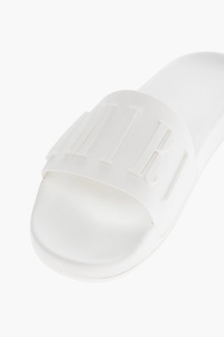Embossed Logo POOL Rubber Sliders