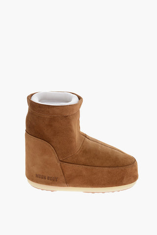 Suede Snow Boots with Debossed Logo