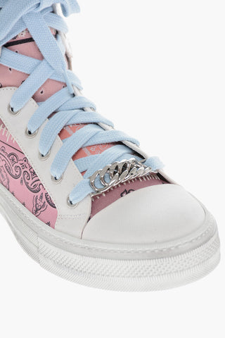 Sneakers Alte BANDANA con Motivo Paisley