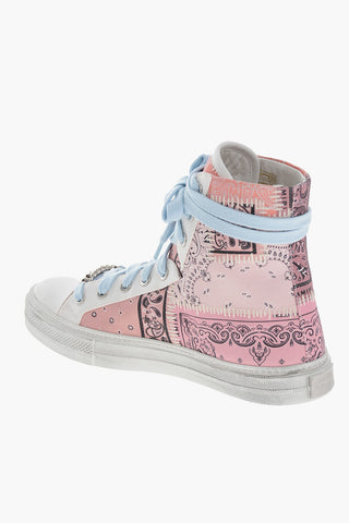 Sneakers Alte BANDANA con Motivo Paisley