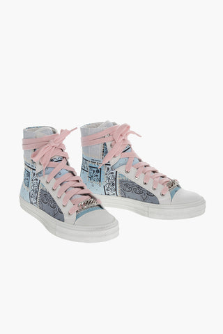 Sneakers Alte BANDANA con Motivo Paisley