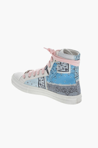 Sneakers Alte BANDANA con Motivo Paisley