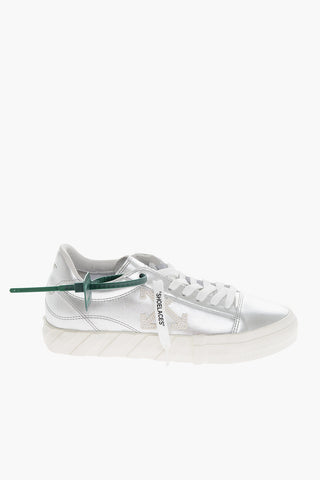 Lace-up THAT Lamè Leather Sneakers