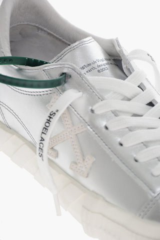 Lace-up THAT Lamè Leather Sneakers