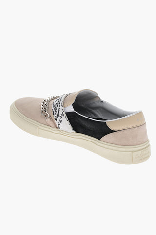 Sneakers Slip On BANDANA CHAIN in Suede