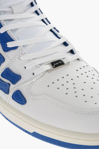 High-top SKEL TOP Leather Sneakers with Patches