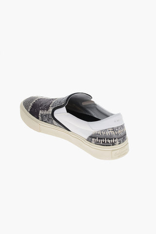 Paisley Patterned BANDANA Slip On Sneakers