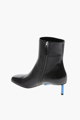 Stivaletti in Pelle ALLEN con Zip Interna 4cm
