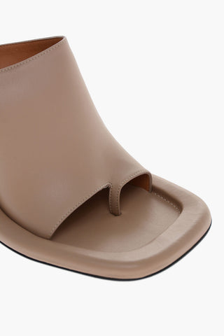Mules Infradito CUSHION in Pelle 10cm
