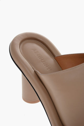 Mules Infradito CUSHION in Pelle 10cm